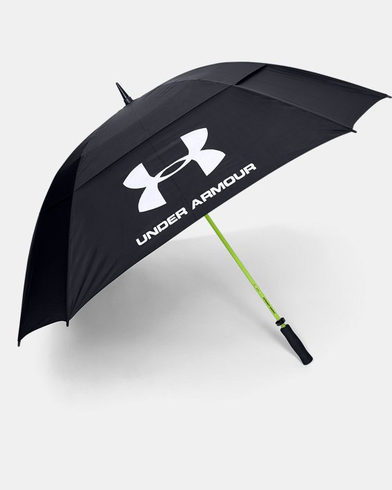 UA Golf Umbrella — Double Canopy in Black image number 1